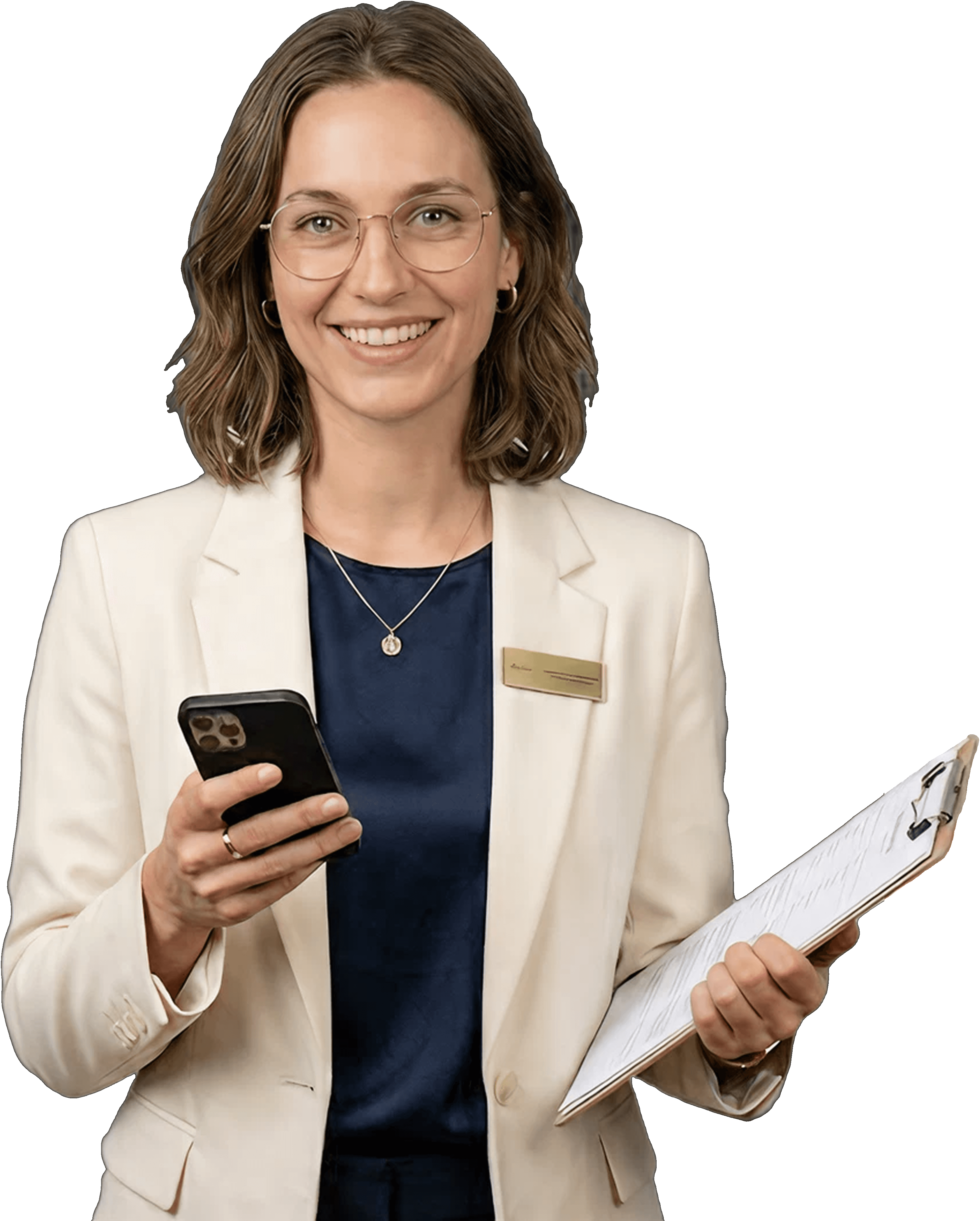 Real estate agent running lead follow-up on CampaignHQ