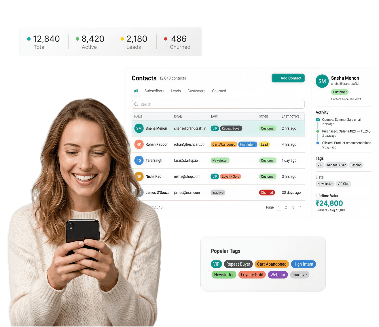 All Your Contacts: One Place.