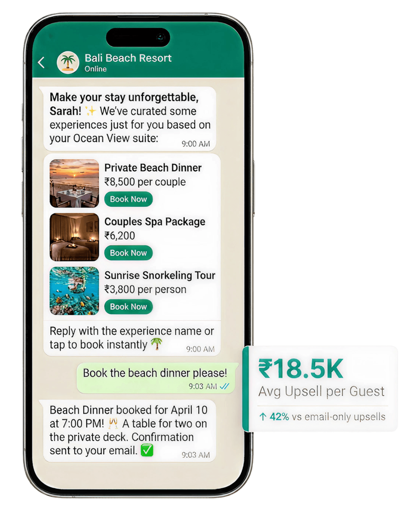 Upsells & Cross-sells — phone mockup