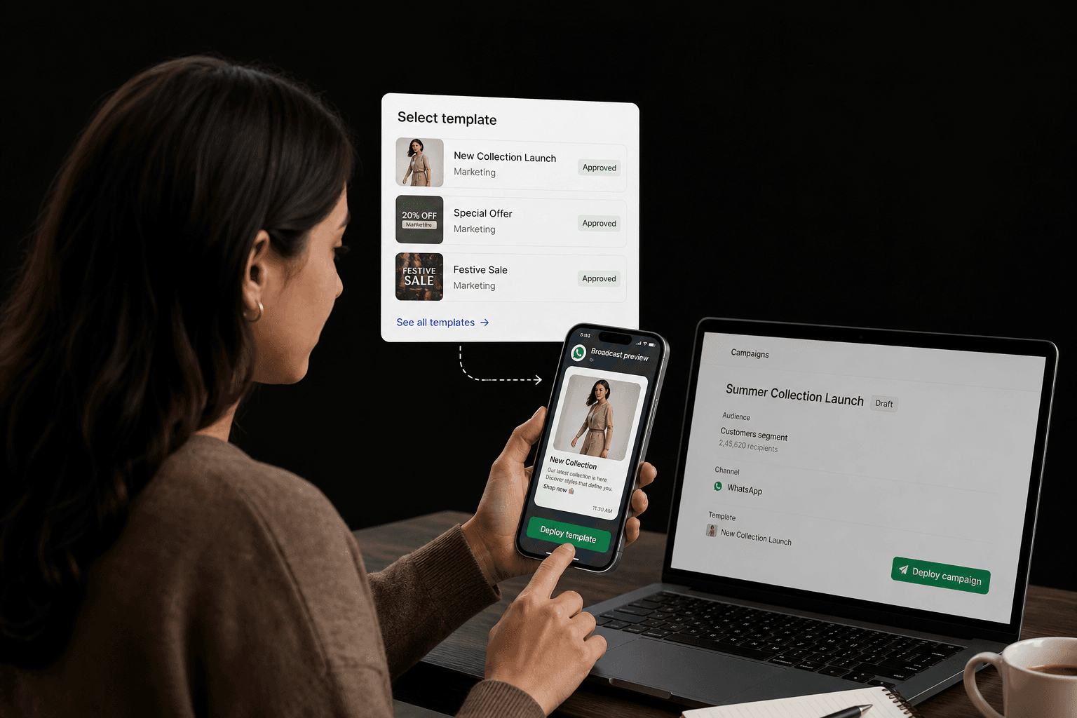 Sync approved templates
